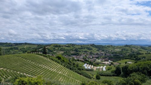 Panorama a Cisterna D'Asti